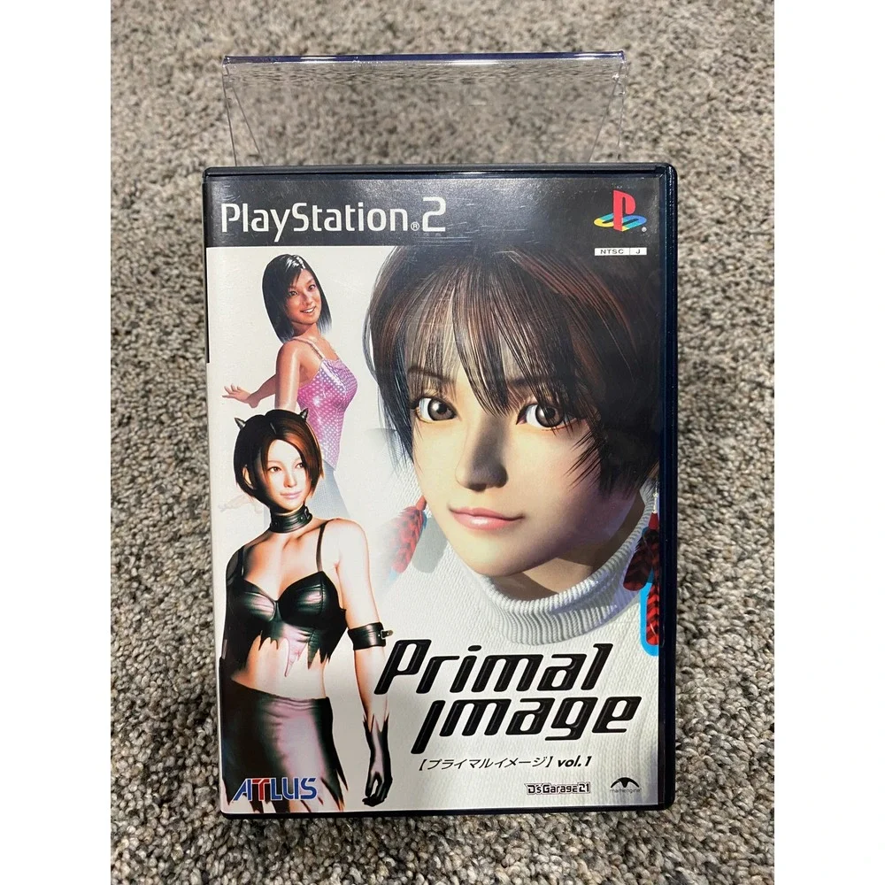 Video Game PS2 Japanese Import Primal Image Vol. 1 Atlus Blue Case Excellent